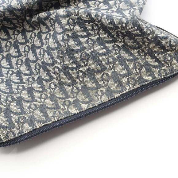 CHRISTIAN DIOR Black Canvas Trotter Shoulder Bag - Picture 5 of 9